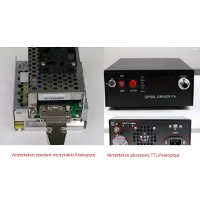 SOURCE LASER VERTE 2000mW 532nm TTL/Analogique